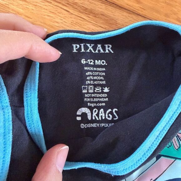 Rags to Raches Black Bodysuit with toy store characters 6-12 - Picture 4 of 5